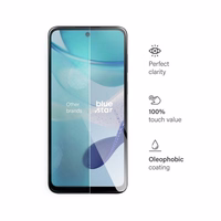 Karastatud klaas to Motorola G53 sinine Star