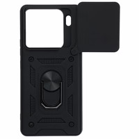 Slide Camera Armor Ümbris jaoks Xiaomi 15 Pro 5G Must