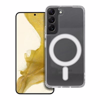 CLEAR MAG ÜMBRIS compatible with MagSafe jaoks SAMSUNG S22 läbipaistev