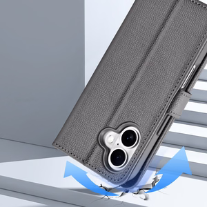 Dux Ducis Lawa Leather Ümbris jaoks iPhone 16 - Hall