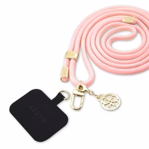 Telefoni kaelapael Guess 4G Charm roosa