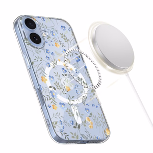 Tech-Protect FlexAir MagSafe Чехол для iPhone 17 - Ромашки с листьями