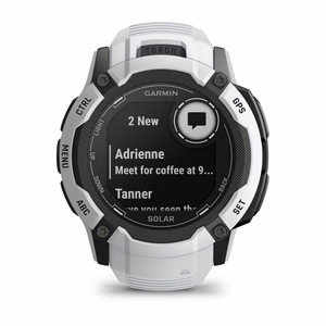 Garmin Instinct 2X Solar – GPS-nutikell, MIP, 50 mm, valge