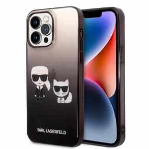 Karl Lagerfeld KLHCP14LTGKCK iPhone 14 Pro 6.1 "hardcase must / must Gradient Ikonik Karl & Choupette