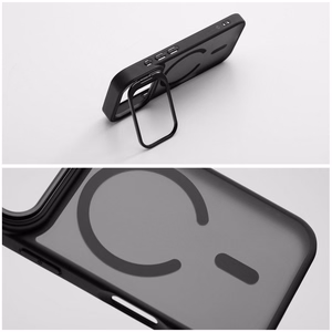 Case for iPhone 17 Pro / 18 Pro Forcell F-Protect Shadow Stand Premium compatible with MagSafe black