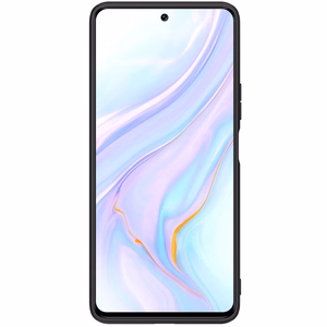 Nillkin Textured Case vastupidav tugevdatud ümbris geelraamiga ja nailonist tagaküljega Honor 50 SE jaoks must