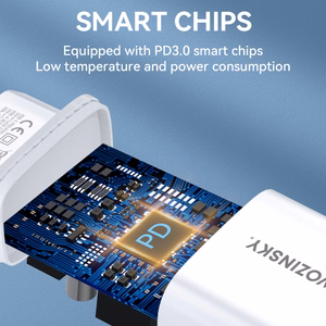 Wozinsky WGWCW USB-A USB-C 20W Wall Laadija - valge