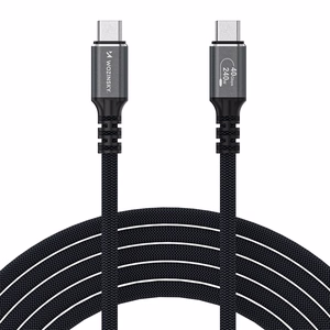 Wozinsky WPS-UY41S USB-C Thunderbolt 4 Kaabel 240W 1m 4K - must