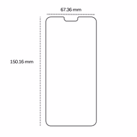 Karastatud klaas 2,5D jaoks Huawei Mate 20 Lite