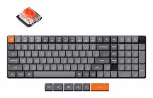 Juhtmevaba klaviatuur KEYCHRON K17 Max RGB must