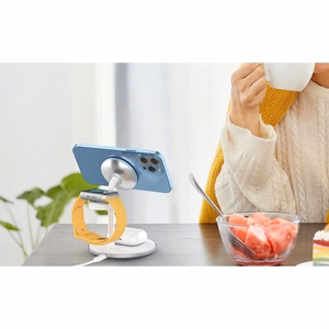 Wireless laadija Choetech T585-F 3-in-1 15W valge
