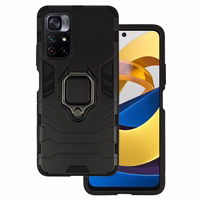 Ring Armor Ümbris jaoks Xiaomi Redmi Note 11 5G/Note 11S 5G/Poco M4 Pro 5G Must