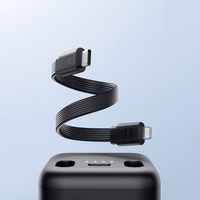 Joyroom JR-W13 5000mAh traadita energiapank Apple Watchile + USB-C ja Lightning - must