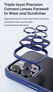 Rock Guard Touch Matte Series Ümbris jaoks Iphone 15 Plus valge