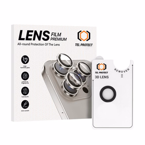 Tempered glass Tel Protect 3D Lens on camera jaoks Iphone 17 Air must (lens 1 piece)