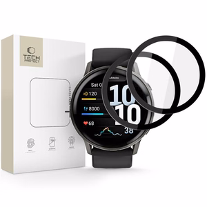 Tech-Protect Glass Flex+ Защитное стекло 2 шт. для Garmin Venu 4 45mm - чёрный