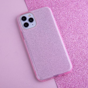 Glitter 3in1 ümbris jaoks Xiaomi Mi 11 Lite 4G / Mi 11 Lite 5G / 11 Lite 5G NE roosa