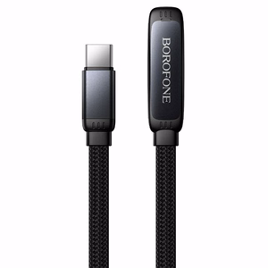 Must Borofone BX126 Skillful USB-C–USB-C kaabel, PD 60 W, 1 m