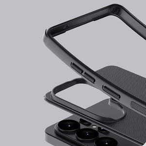 Nillkin Super Frosted Shield Pro Magnetic Ümbris ühilduv MagSafe for Samsung Galaxy S26 Ultra - must