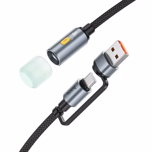 Kaabel USB A / USB C to LED light Hoco 0,3 m UA38C must
