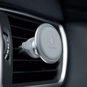 Autolaadija hoidik Baseus Magnetic Air Vent hõbedane (magnetiline / ventilatsioonivõre)