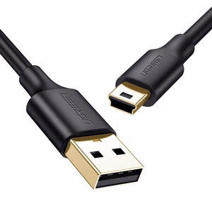 Ugreen USB - mini USB kaabel 480 Mbps 3 m must (US132 10386)
