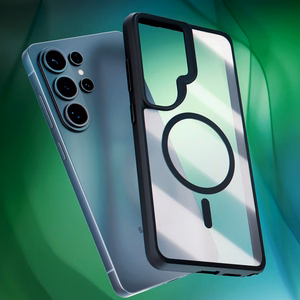 3mk Satin Armor MagCase for Samsung Galaxy S26 Ultra - läbipaistev must