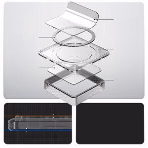 Spigen Ultra Hybrid Mag MagSafe Ümbris for Samsung Galaxy S26 Ultra Zero One - Clear must