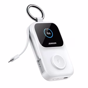 Joyroom JR-W19 5000mAh akupank 5W juhtmevaba kellalaadimisega valge