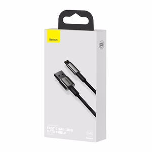 Baseus Tungsten Kuldne Cable USB to iP 2.4A 2m (must)