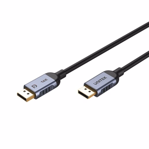 UNITEK C1628GY01-5M DisplayPort kaabel Must, Hall