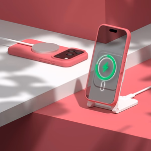 Etteri Silikoon Mag ümbris for iPhone 17 Pro Max raspberry