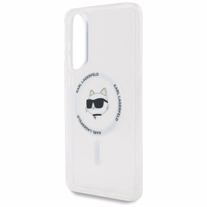 Karl Lagerfeld Choupette MagSafe ümbris Samsung Galaxy S25 Edge, valge