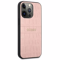 Guess Croco Strap Collection iPhone 13 Pro / 13 6.1" Ümbris - roosa