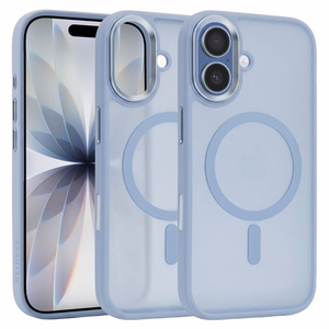 Liavec Cloudy ümbris metallist kaamera raamiga Iphone 17 jaoks sinine (kaamera juhtnupp)