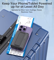 Choetech B662 traadita MagSafe 5000mAh energiapank - must