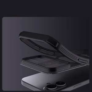 Nillkin CamShield Pro MagSafe Compatible Ümbris jaoks iPhone 17 - Läbipaistev Must