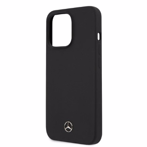 Чехол Mercedes Silicone Line MagSafe для iPhone 13 Pro / iPhone 13 — чёрный