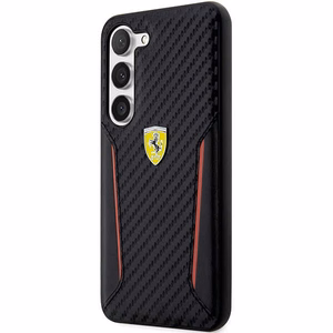 Ferrari FEHCS23MNPYK S23+ S916 чёрный/чёрный жёсткий чехол Carbon Contrast Edges