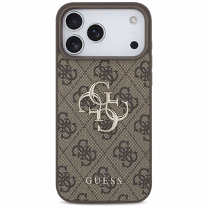 Guess 4G Big Logo Ümbris jaoks iPhone 17 Pro Max - Brown