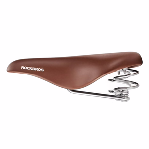 Rockbros 6800S mugav retrostiilis jalgrattasadul – pruun