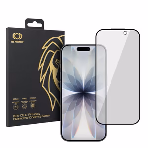 Tempered glass Tel Protect 10X Privacy DLC Diamond Coating jaoks Iphone 16 Pro/17