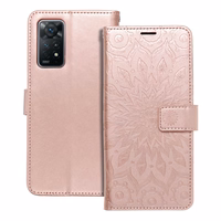 MEZZO Book ümbris jaoks XIAOMI Redmi Note 11 Pro / 11 Pro 5G mandala rose kuldne