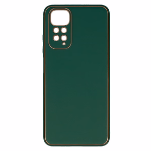 Tel Protect Luxury чехол для Xiaomi Redmi Note 11 Pro/Note 11 Pro 5G тёмно-зелёный