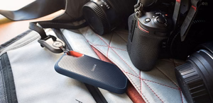 SanDisk Extreme Portable 1000 GB must kaasaskantav SSD