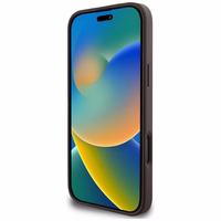 Guess 4G Stripes ümbris with Magsafe wallet jaoks iPhone 16 Pro Max brown