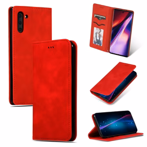 Business Style ümbris Xiaomi Redmi A7 4G mudelile, punane