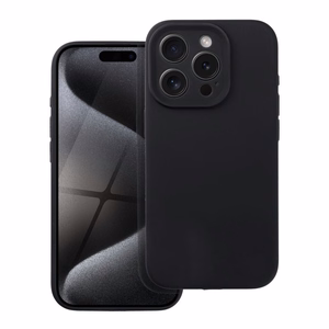 Ümbris Silikoon 2mm jaoks IPHONE 15 Pro must