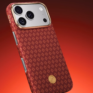 Punane Benks Magnetic Armor Air Armor Grid 600D kevlari ja metallraamiga ümbris (C.K.FL.AP.RD.0073) mudelitele iPhone 18 Pro Max / iPhone 17 Pro Max