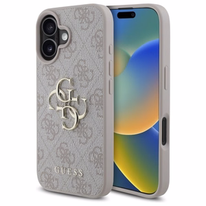 Guess 4G Big Logo Ümbris jaoks iPhone 16 - Roosa